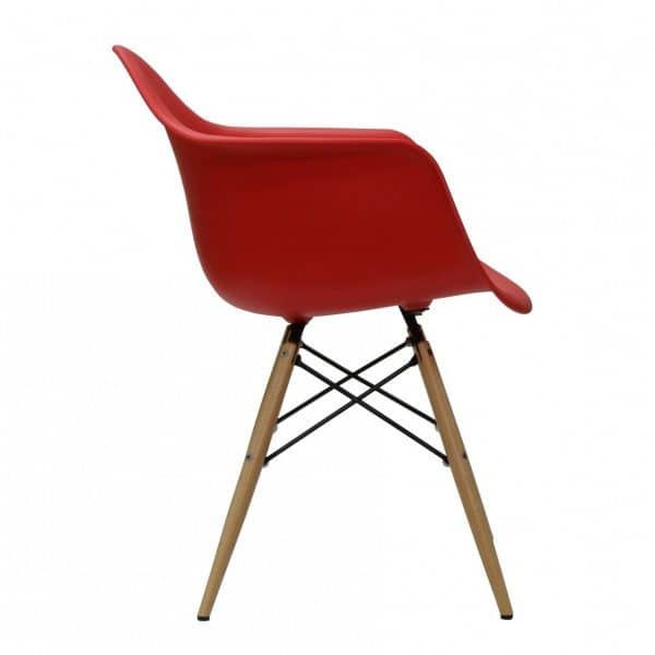 silla eames or 1120 rojo