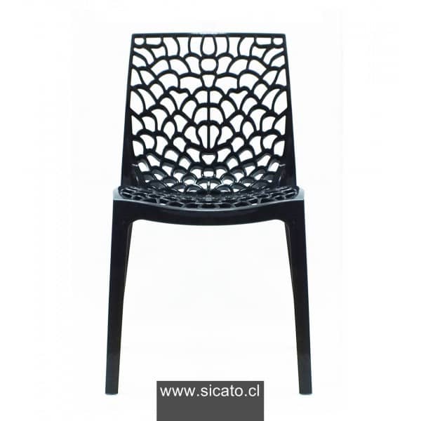 Silla italiana Gruvier Negra | Blanca