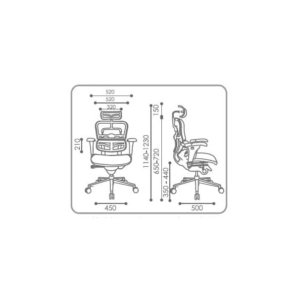 Ergohuman All Mesh